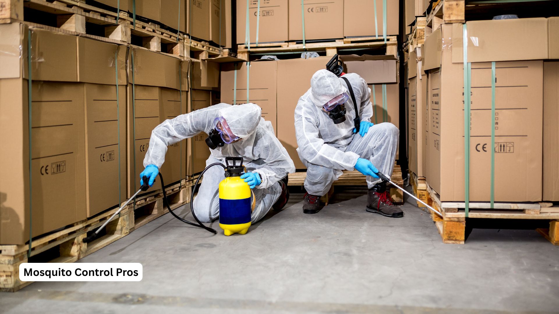 Professional mosquito trap installation